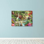Alan Giana "Natuur's Embrace" Vinyl Fotobehang Canvas Afdruk (Insitu (Houten vloer))
