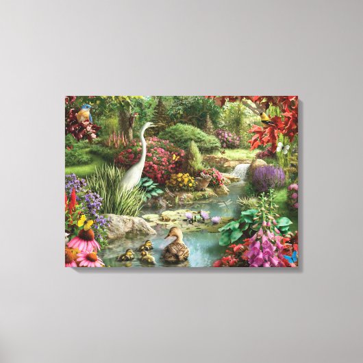 Alan Giana "Natuur's Embrace" Vinyl Fotobehang Canvas Afdruk (Voorkant)