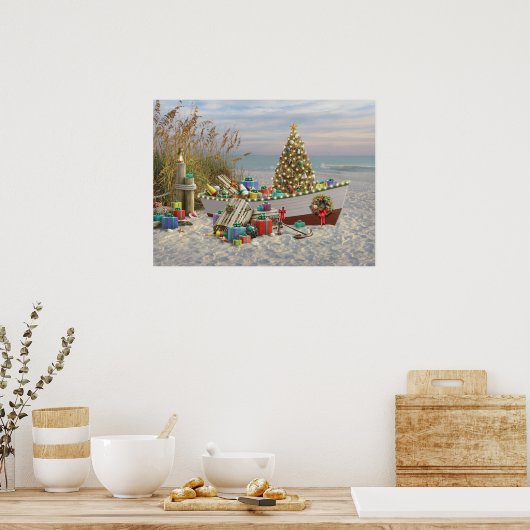 Alan Giana "Nautical Noel" Poster (Keuken)