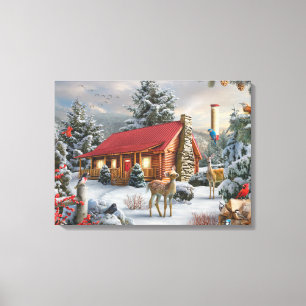 Alan Giana "New Friends Canvas Print" Afdruk