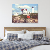 Alan Giana "Nubble Light" Canvas Print (Insitu (Slaapkamer))