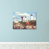Alan Giana "Nubble Light" Canvas Print (Insitu (Houten vloer))