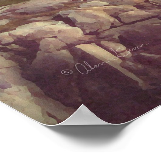 Alan Giana "Nubble Light"-Poster Poster (Hoek)