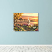 Alan Giana "Onward" Canvas Print (Insitu (Houten vloer))