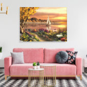 Alan Giana "Onward" Canvas Print (Insitu (Woonkamer))