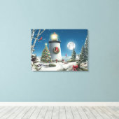 Alan Giana "Op de Nacht" Canvas Print (Insitu (Houten vloer))