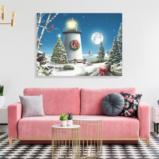 Alan Giana "Op de Nacht" Canvas Print (Insitu (Woonkamer))