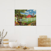 Alan Giana "Pastures of Chance 2" Poster (Keuken)