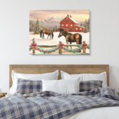 Alan Giana "Peaceful Pasture" Vinyl Fotobehang Canvas Afdruk (Insitu (Slaapkamer))
