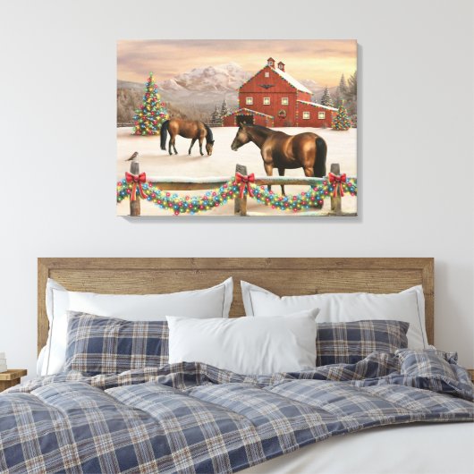 Alan Giana "Peaceful Pasture" Vinyl Fotobehang Canvas Afdruk (Insitu (Slaapkamer))