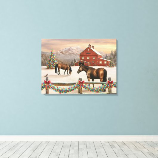 Alan Giana "Peaceful Pasture" Vinyl Fotobehang Canvas Afdruk (Insitu (Houten vloer))