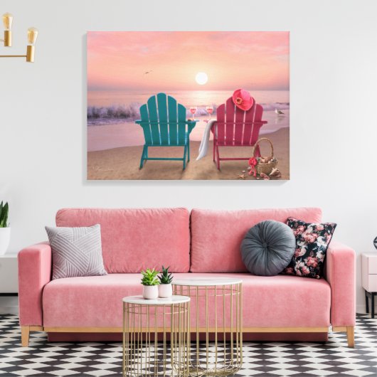 Alan Giana "Rust 3" Canvas Print (Insitu (Woonkamer))