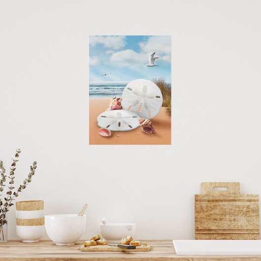 Alan Giana "Sand Dollars"-Poster Poster (Keuken)