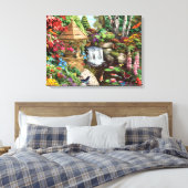 Alan Giana "Secret Garden" Canvas Print (Insitu (Slaapkamer))