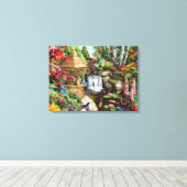 Alan Giana "Secret Garden" Canvas Print (Insitu (Houten vloer))