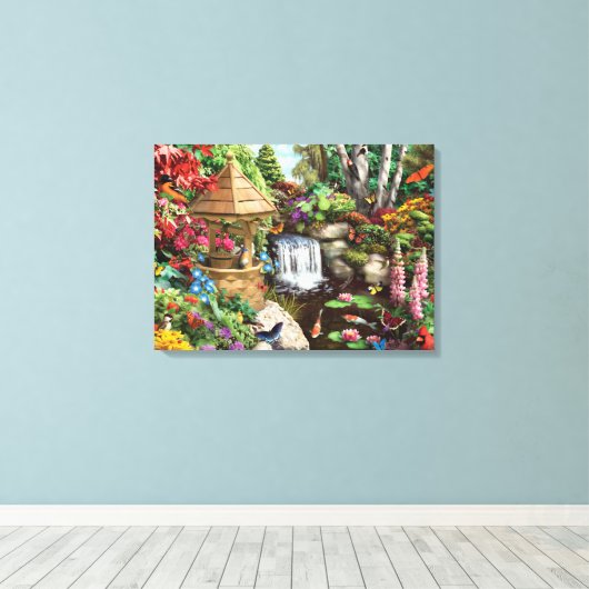 Alan Giana "Secret Garden" Canvas Print (Insitu (Houten vloer))