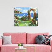Alan Giana "Silent Wings of Freedom" Canvas Print (Insitu (Woonkamer))