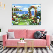 Alan Giana "Silent Wings of Freedom" Canvas Print (Insitu (Woonkamer))