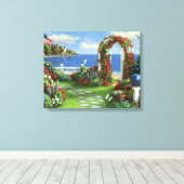 Alan Giana "Silent Wings of Freedom" Canvas Print (Insitu (Houten vloer))