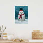 Alan Giana "Snowy Day"-Poster Poster (Keuken)