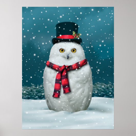 Alan Giana "Snowy Day"-Poster Poster (Voorkant)