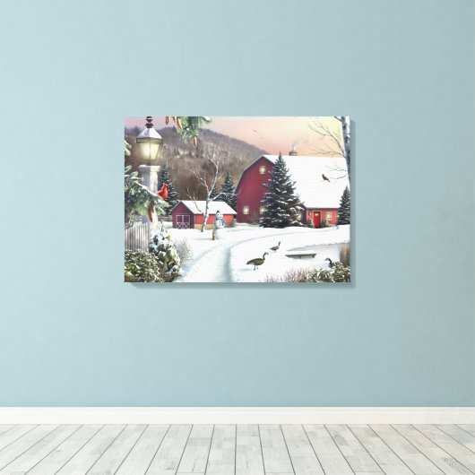 Alan Giana "still Light of Dawn" Canvas Print (Insitu (Houten vloer))