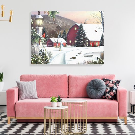 Alan Giana "still Light of Dawn" Canvas Print (Insitu (Woonkamer))