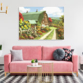 Alan Giana "Stilte van de vallei" Canvas Print (Insitu (Woonkamer))