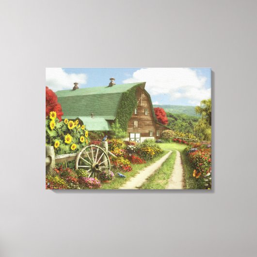 Alan Giana "Stilte van de vallei" Canvas Print (Voorkant)