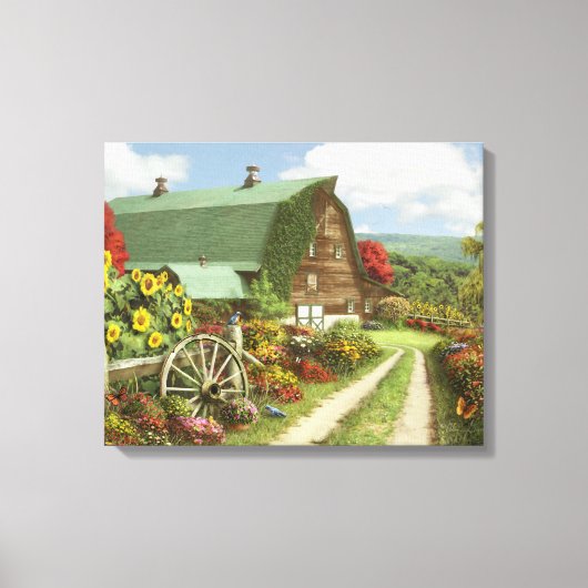 Alan Giana "Stilte van de vallei" Canvas Print (Voorkant)
