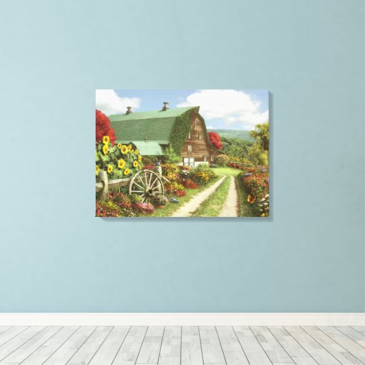 Alan Giana "Stilte van de vallei" Canvas Print (Insitu (Houten vloer))