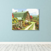 Alan Giana "Stilte van de vallei" Canvas Print (Insitu (Houten vloer))