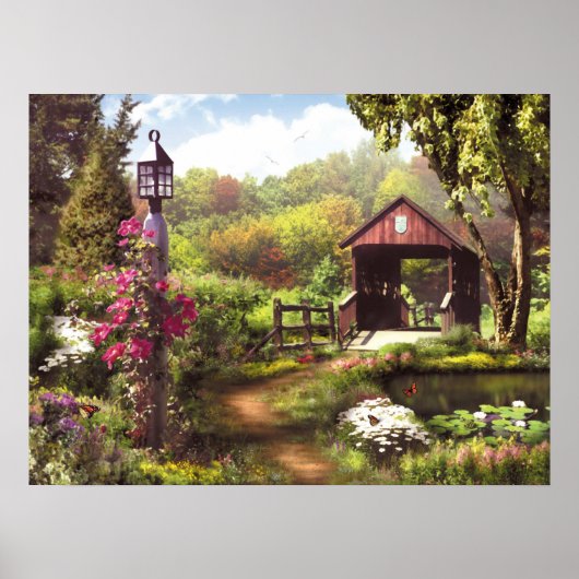 Alan Giana "The Covered Bridge" Poster (Voorkant)
