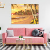 Alan Giana "Tropical Love" Canvas Print (Insitu (Woonkamer))