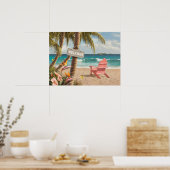 Alan Giana "Welcome to Paradise" Poster (Keuken)