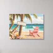 Alan Giana "Welkom in het paradijs" Canvas Print (Voorkant)