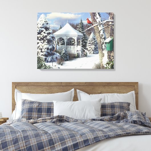 Alan Giana "Wings of Hope" Canvas Print (Insitu (Slaapkamer))