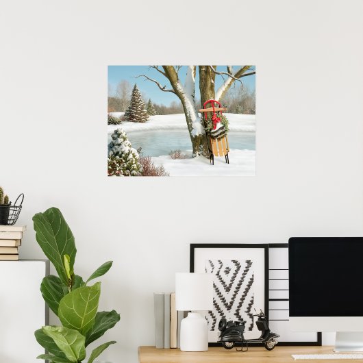 Alan Giana "Winter Dreams" Poster (Thuiskantoor)