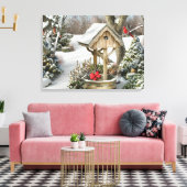 Alan Giana "Winter Wishes" Canvas Print (Insitu (Woonkamer))