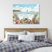 Alan Giana "Zomerontsnapping" Canvas Print (Insitu (Slaapkamer))