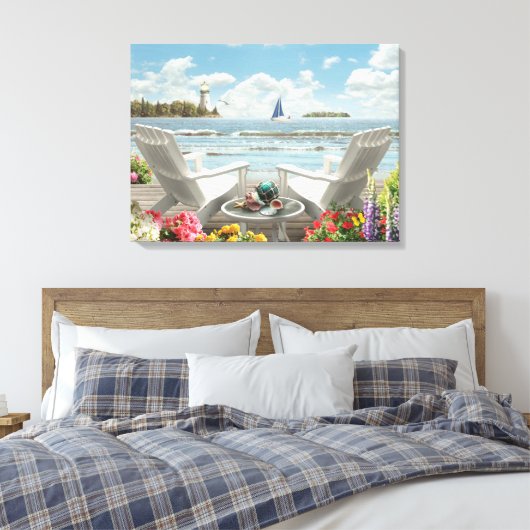 Alan Giana "Zomerontsnapping" Canvas Print (Insitu (Slaapkamer))