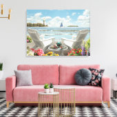 Alan Giana "Zomerontsnapping" Canvas Print (Insitu (Woonkamer))