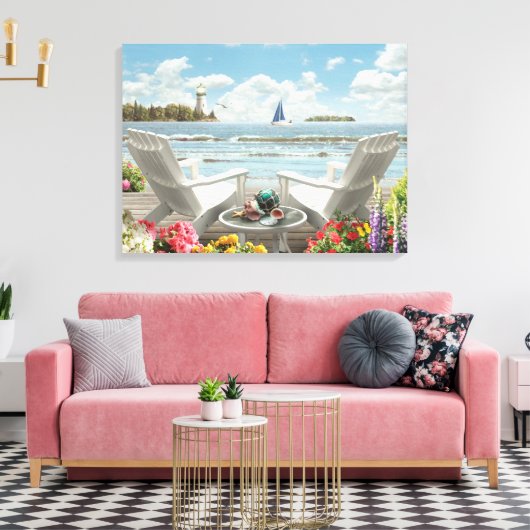 Alan Giana "Zomerontsnapping" Canvas Print (Insitu (Woonkamer))