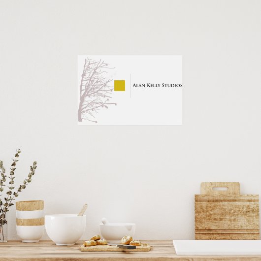 Alan Kelly Studios Poster (Keuken)