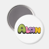 Alan Magneet (Voorkant / Achterkant)