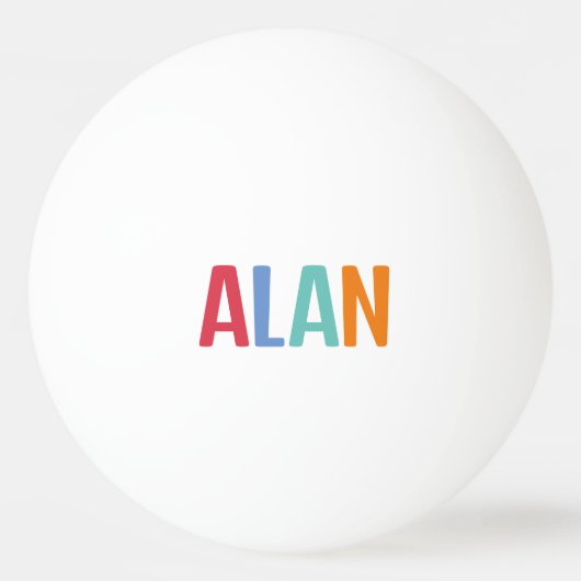 Alan Pingpongbal (Voorkant)