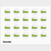 Alan Ronde Sticker (Vel)