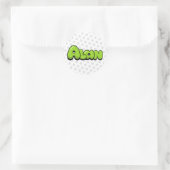 Alan Ronde Sticker (Tas)
