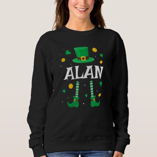 Alan Saint Patrick S Day Leprechaun kostuum Alan Trui (Voorkant)