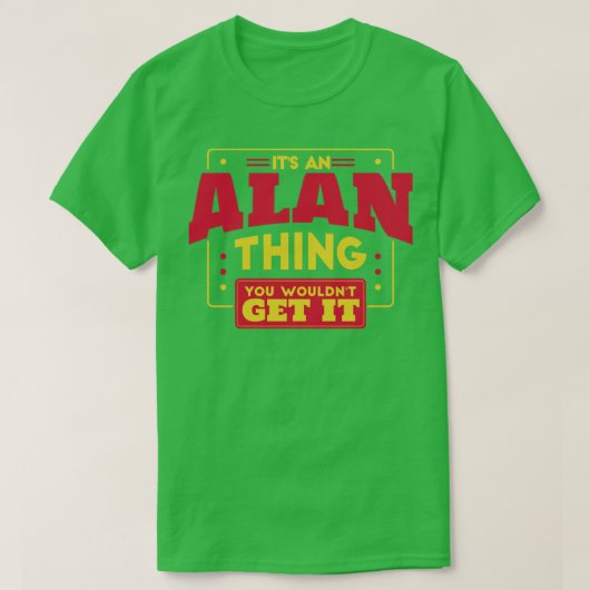 Alan T-shirt (Design voorkant)